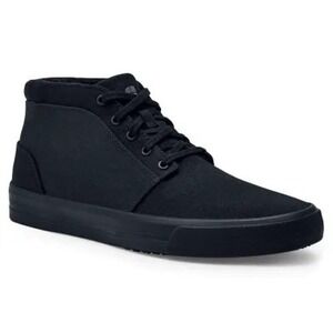 Shoes For Crews Cabbie II Black Canvas Slip Resistant Work Shoes Mens 11.5 34897